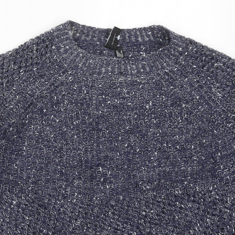 Womens UK Size 10 Izabel London Blue Pullover Jumper