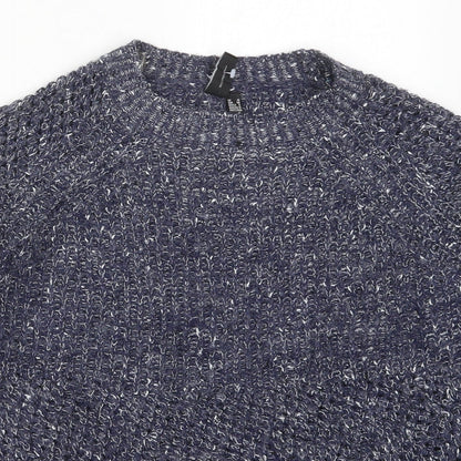 Womens UK Size 10 Izabel London Blue Pullover Jumper