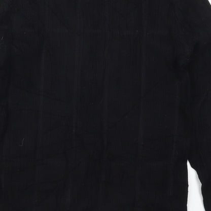 TU Womens Black Crew Neck  Viscose Pullover Jumper Size 12