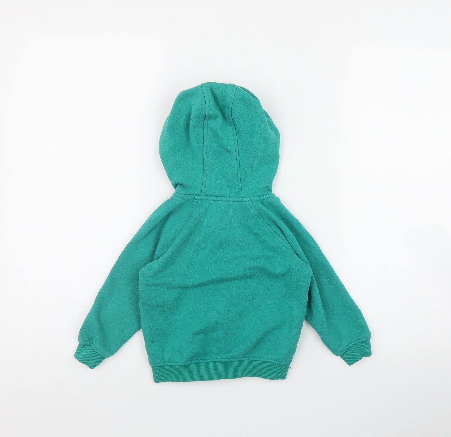 Matalan Boys Green  Cotton Full Zip Jumper Size 12-18 Months  Zip