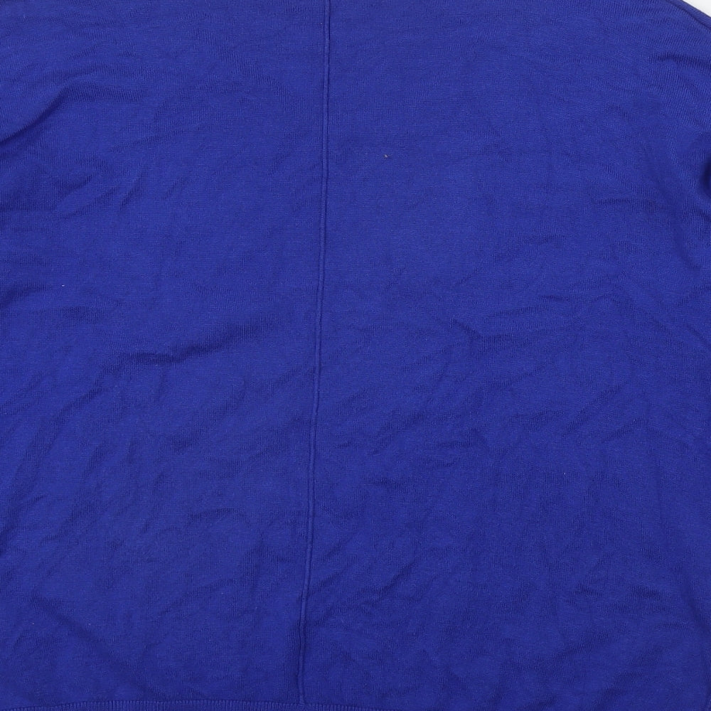 Womens UK Size 12 South Blue Pullover Jumper