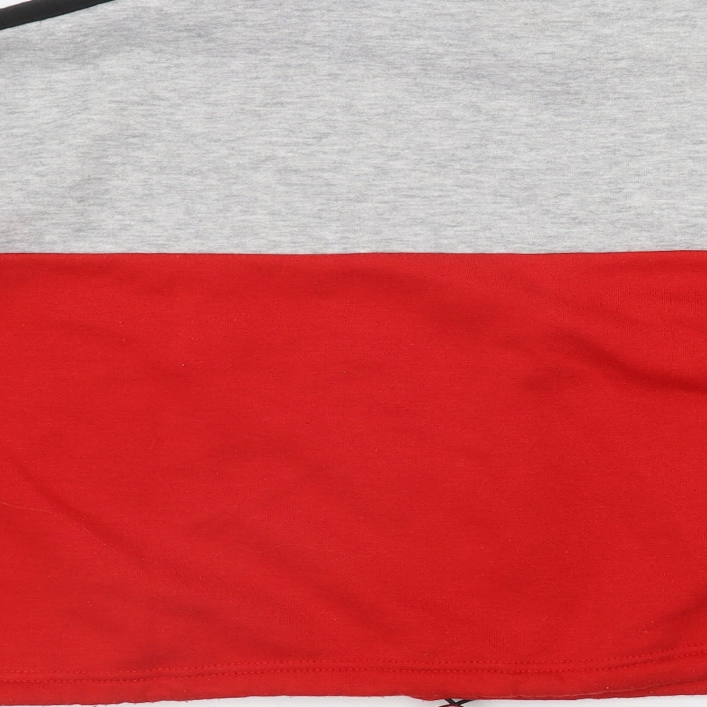 Primark Womens Red  Polyester Pullover Sweatshirt Size 6  Drawstring - Mickey Mouse