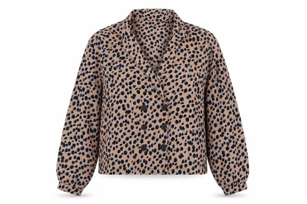 Womens UK Size 14 Boohoo Brown Basic Button-Up