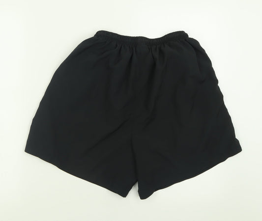kea Mens Black  Polyamide Sweat Shorts Size L L6 in Regular Tie