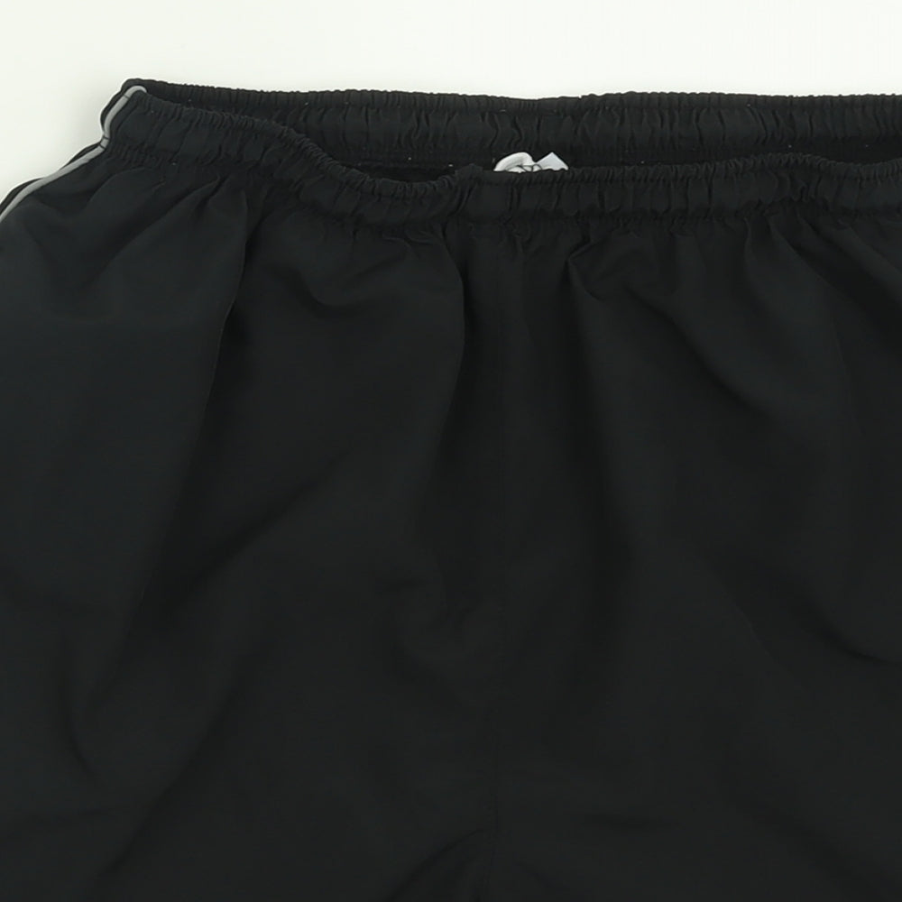 kea Mens Black  Polyamide Sweat Shorts Size L L6 in Regular Tie