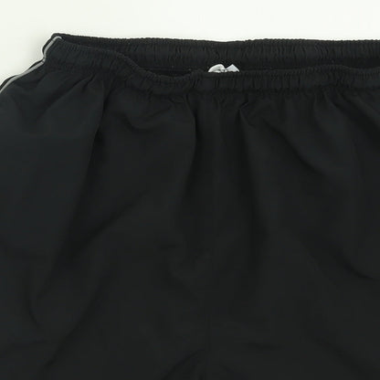 kea Mens Black  Polyamide Sweat Shorts Size L L6 in Regular Tie