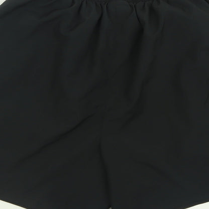 kea Mens Black  Polyamide Sweat Shorts Size L L6 in Regular Tie