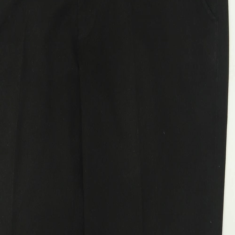 1880 Club Mens Black  Polyester Trousers  Size 32 L29 in Regular Button