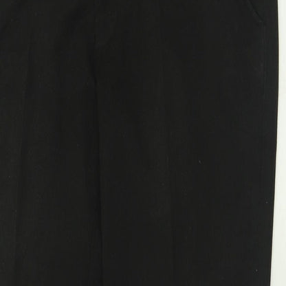 1880 Club Mens Black  Polyester Trousers  Size 32 L29 in Regular Button