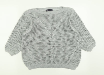 Womens UK Size 14 Marks and Spencer Green Pullover Jumper