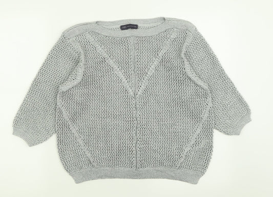 Womens UK Size 14 Marks and Spencer Green Pullover Jumper