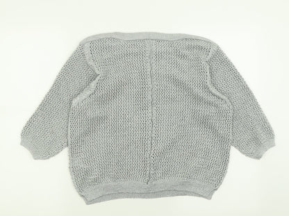Womens UK Size 14 Marks and Spencer Green Pullover Jumper
