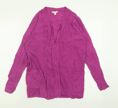 Womens UK Size S Monsoon Purple Cardigan Jumper