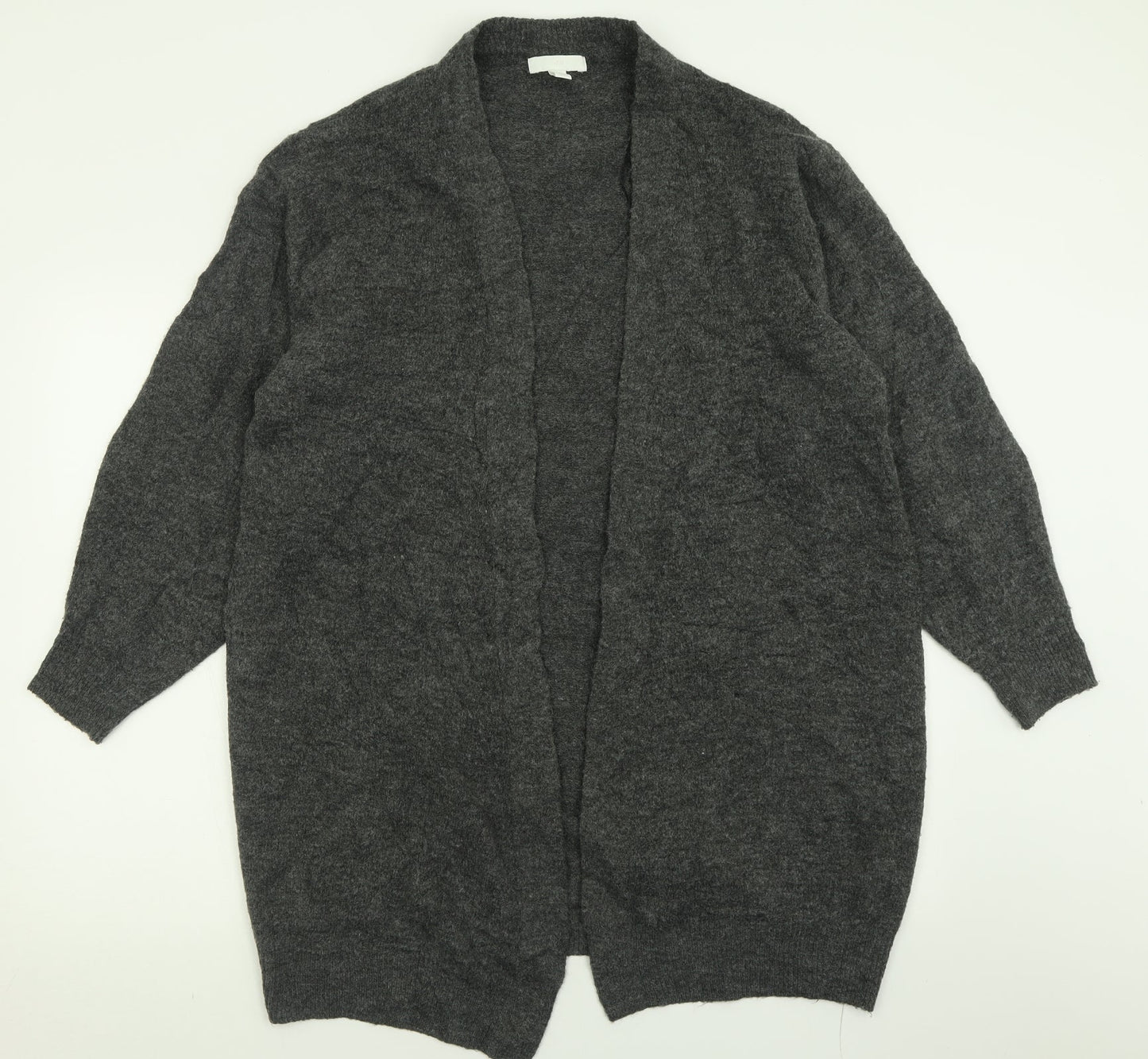 Womens UK Size S h7m Grey Cardigan Jumper