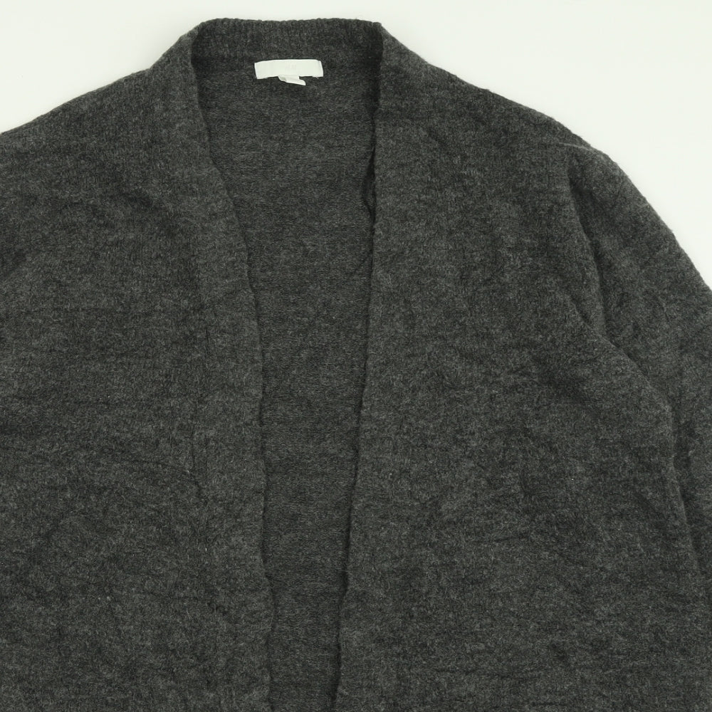 Womens UK Size S h7m Grey Cardigan Jumper