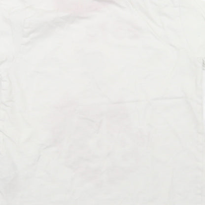 Primark Boys White  Cotton Basic T-Shirt Size 5-6 Years Crew Neck  - Liverpool FC