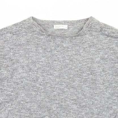 Papaya Womens Grey  Polyester Basic T-Shirt Size 8 Round Neck