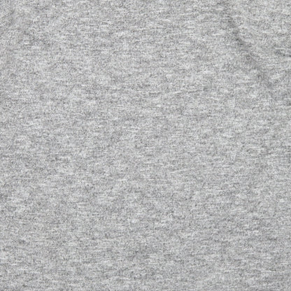 Papaya Womens Grey  Polyester Basic T-Shirt Size 8 Round Neck