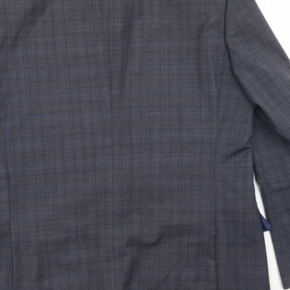 Mens UK Size 40 Marks and Spencer Regular Grey Suit Jacket