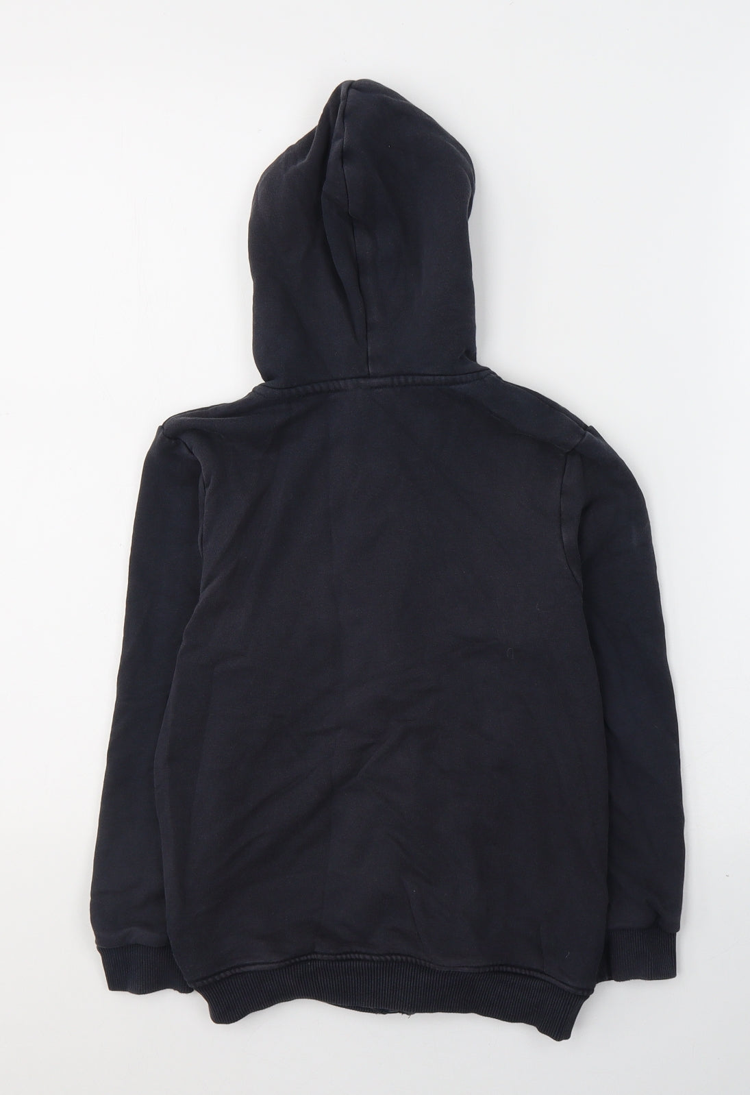 TU Girls Blue  Cotton Full Zip Hoodie Size 7 Years  Zip