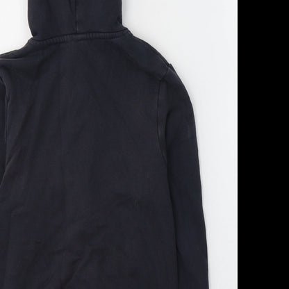 TU Girls Blue  Cotton Full Zip Hoodie Size 7 Years  Zip