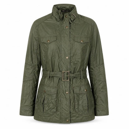 Marks & Spencer Womens Green   Jacket Coat Size 8  Zip