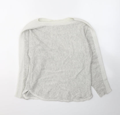 Womens UK Size XS Oasis Grey Pullover Jumper