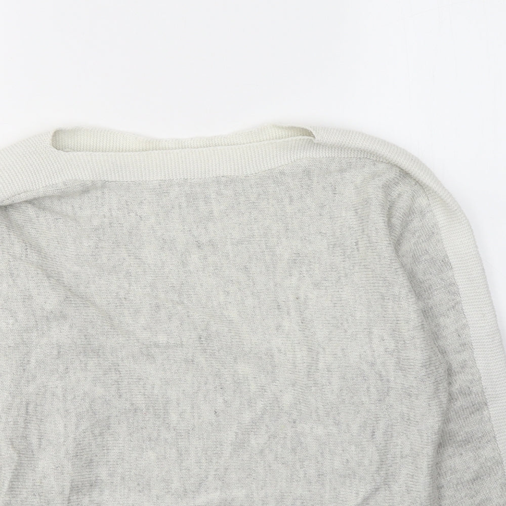 Womens UK Size XS Oasis Grey Pullover Jumper