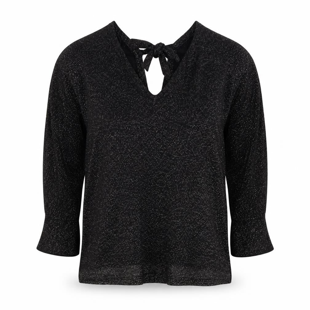 Womens UK Size XS NEXT Black Basic Blouse