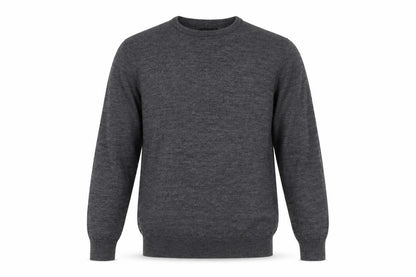 Dunnes Mens Grey Round Neck  Acrylic Pullover Jumper Size M