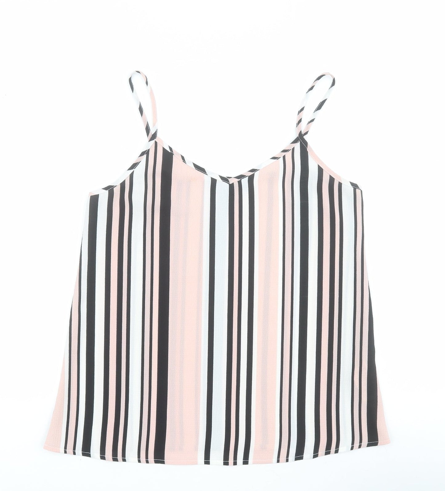 Womens UK Size 8 New Look Pink Camisole T-Shirt
