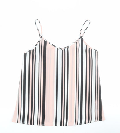 Womens UK Size 8 New Look Pink Camisole T-Shirt