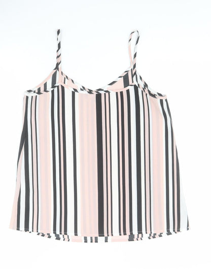 Womens UK Size 8 New Look Pink Camisole T-Shirt