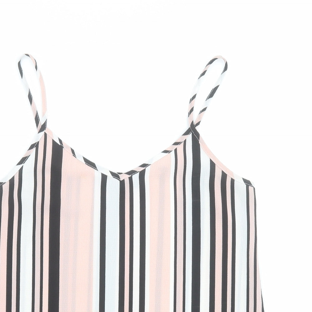 Womens UK Size 8 New Look Pink Camisole T-Shirt