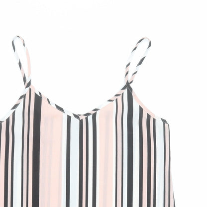 Womens UK Size 8 New Look Pink Camisole T-Shirt