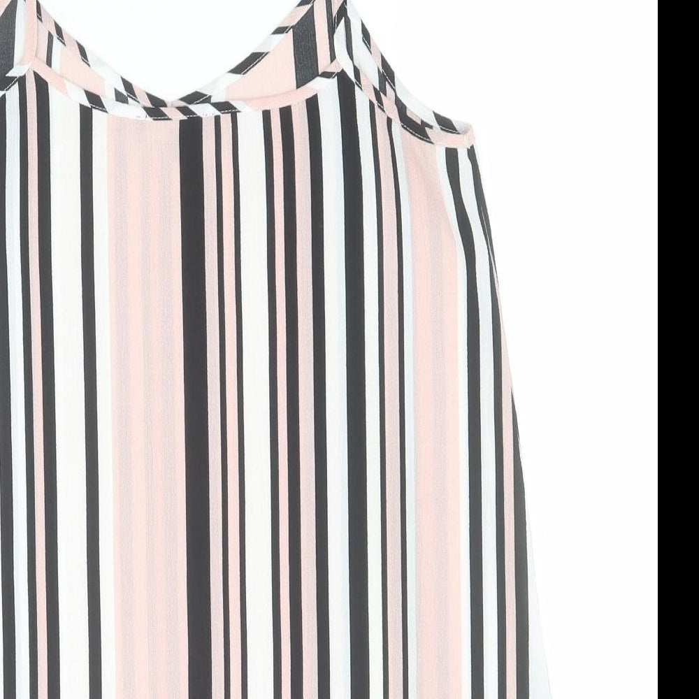 Womens UK Size 8 New Look Pink Camisole T-Shirt