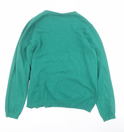 Womens UK Size M Savida Green Pullover Jumper