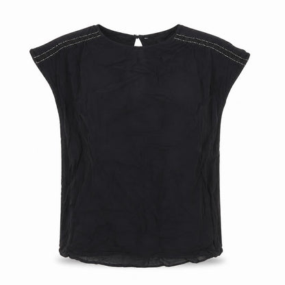 Womens UK Size 12 NEXT Black Basic Blouse