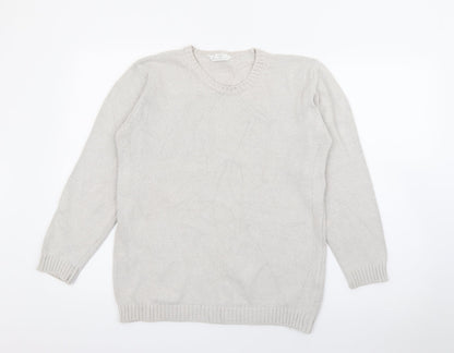 Womens UK Size 10 Marks and Spencer Grey Pullover Jumper