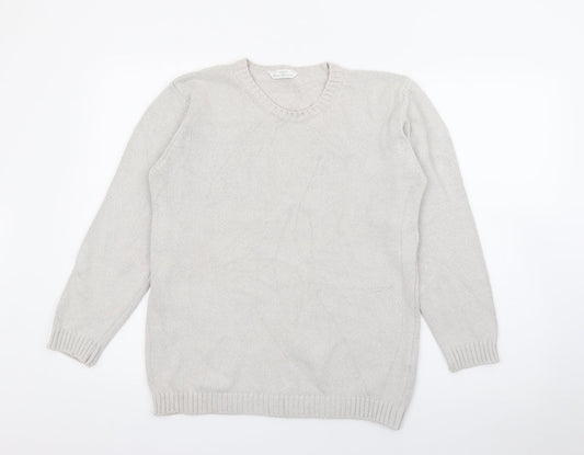 Womens UK Size 10 Marks and Spencer Grey Pullover Jumper
