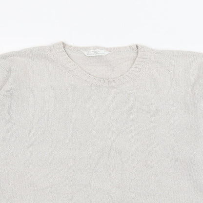 Womens UK Size 10 Marks and Spencer Grey Pullover Jumper