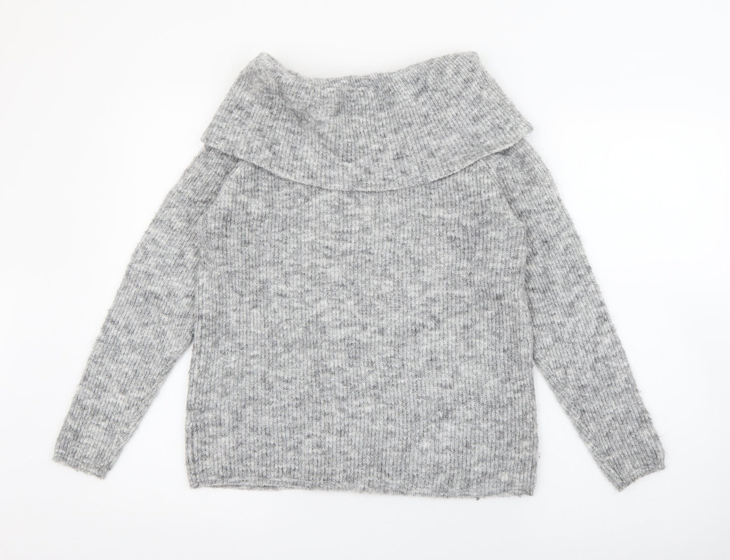 Womens UK Size M Simon Jeffrey Grey Pullover Jumper