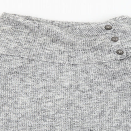Womens UK Size M Simon Jeffrey Grey Pullover Jumper