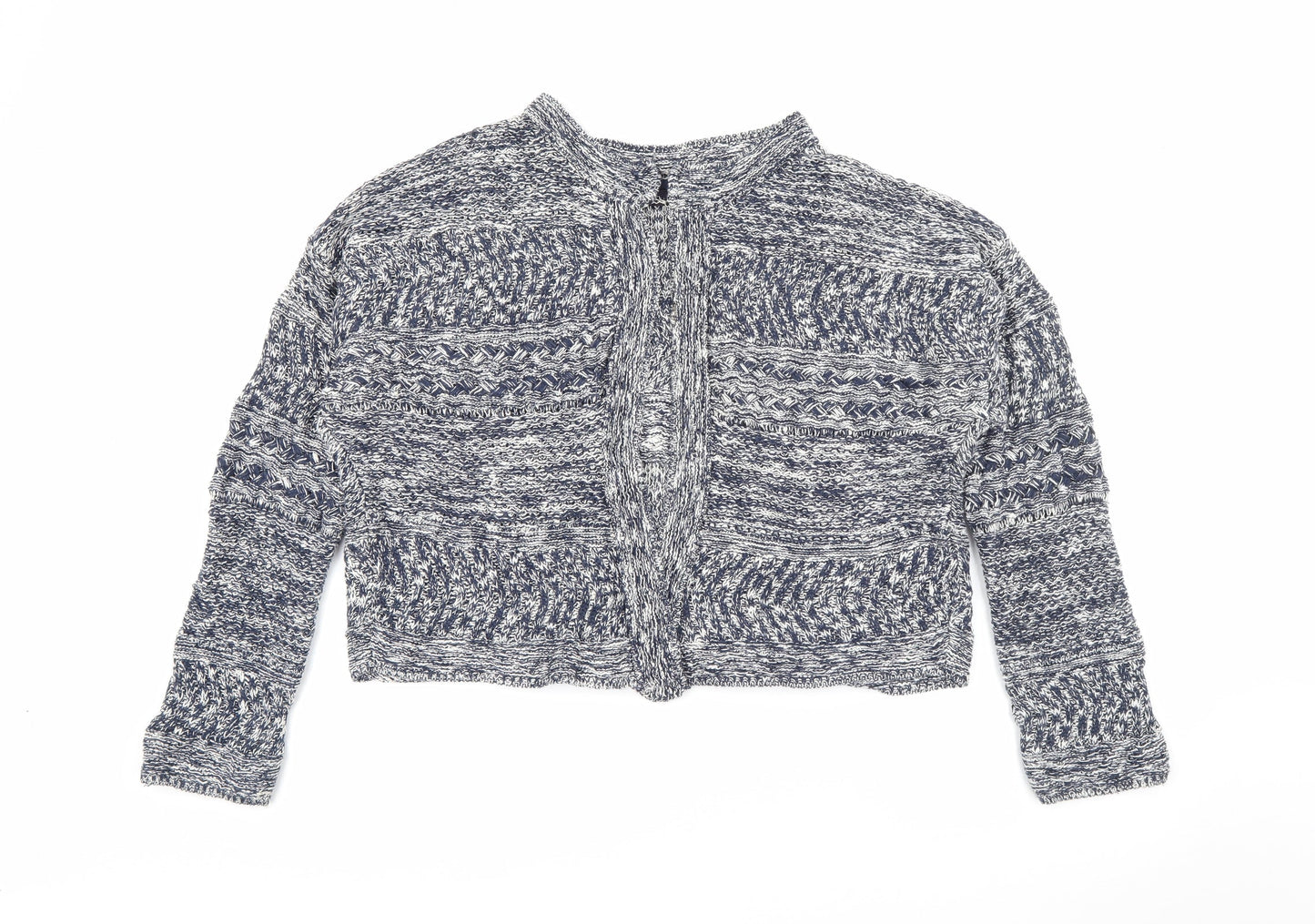 Womens UK Size L Marks and Spencer Blue Cardigan Jumper