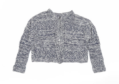 Womens UK Size L Marks and Spencer Blue Cardigan Jumper