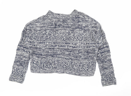 Womens UK Size L Marks and Spencer Blue Cardigan Jumper
