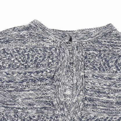 Womens UK Size L Marks and Spencer Blue Cardigan Jumper