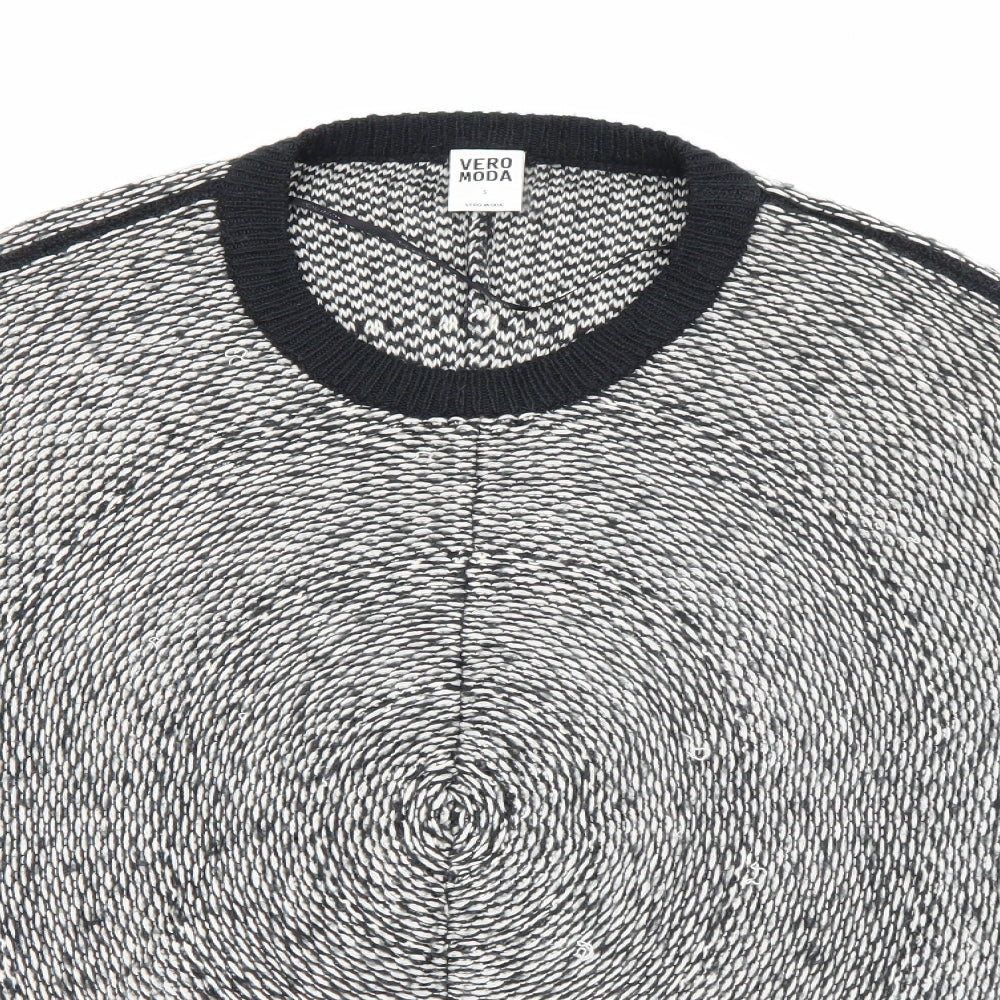 Womens UK Size S VERO MODA Black Pullover Jumper