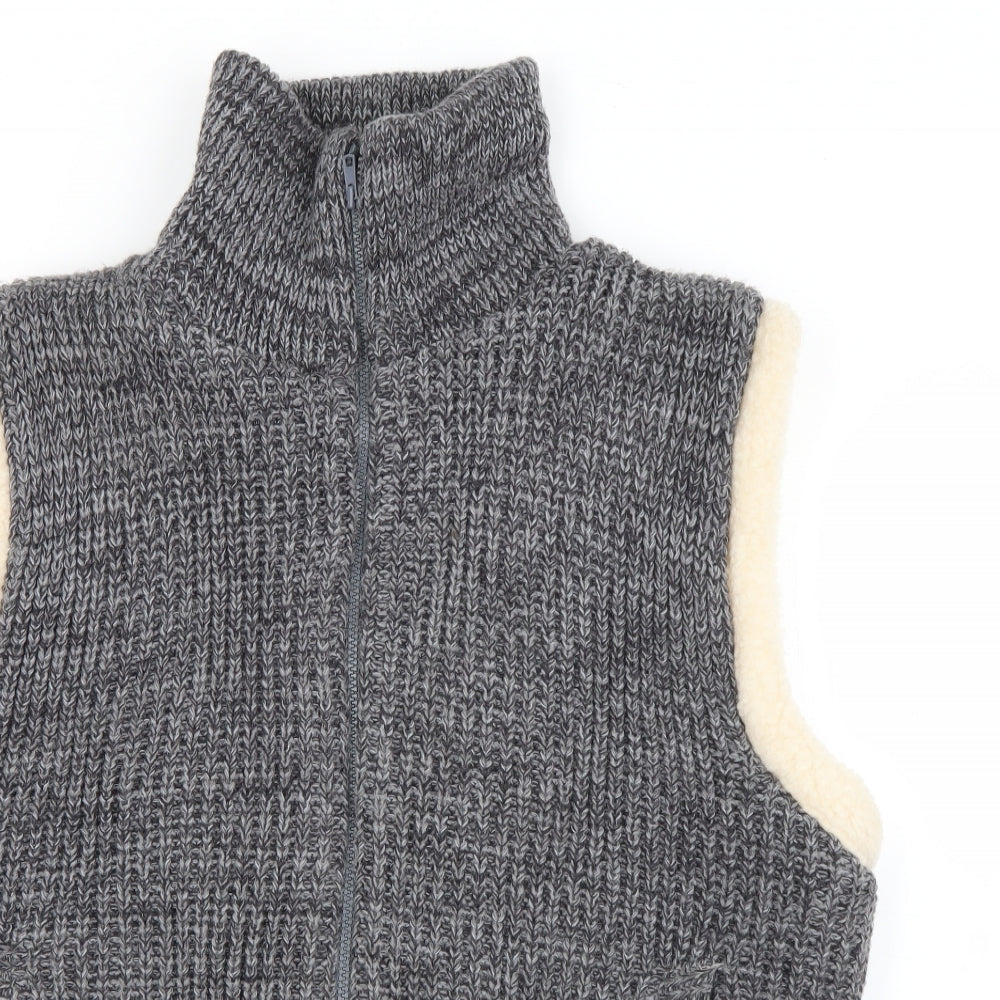 Classics Womens Grey   Gilet Jacket Size L  Zip