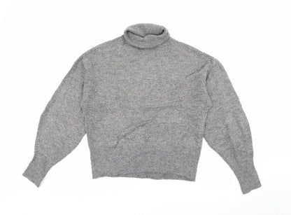 Womens UK Size XS H&M Grey Pullover Jumper